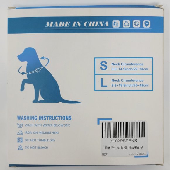 Zton Pet Dog Scarf Bandana, Large - Picture 3 of 4